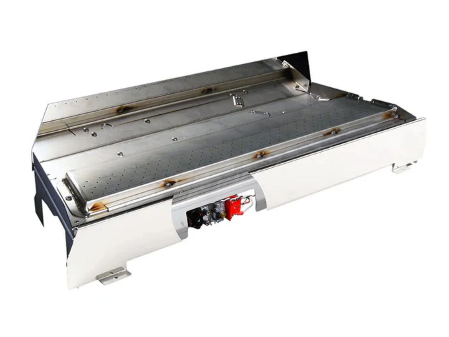 Real Fyre G21 Glass 24″ Polished Stainless Steel Natural Gas Burner with On/Off Remote