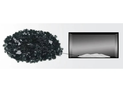 Majestic 3 Lbs. Onyx Crushed Fire Glass Media