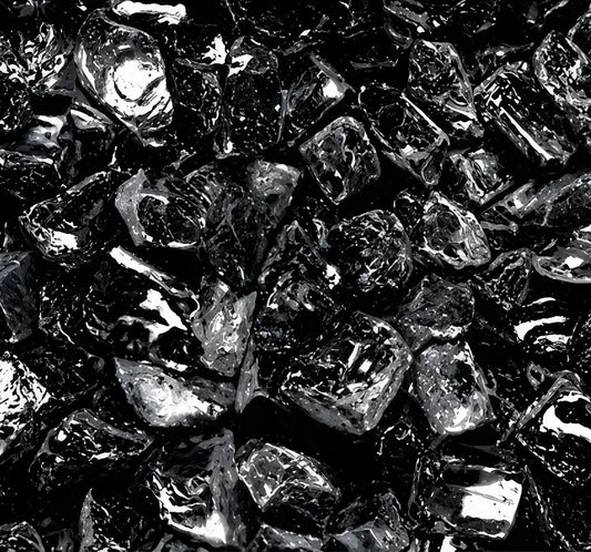 Superior 5 lb. Bag of Onyx Black Large Crushed Glass Media for VRE4636, VRE4648, VRE4660 and VRE4672 Gas Fireplaces