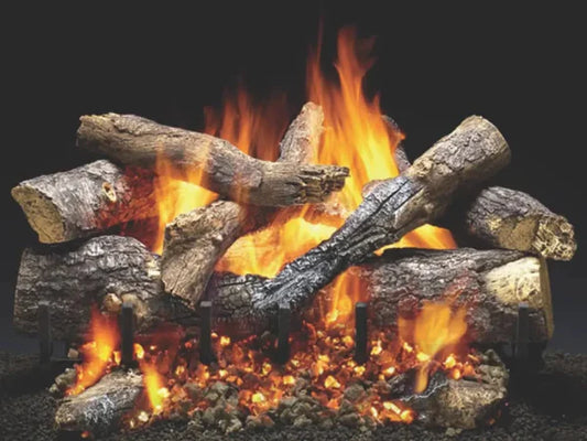 Majestic Grand Oak 2-Tier 12 pcs. Gas Log Set