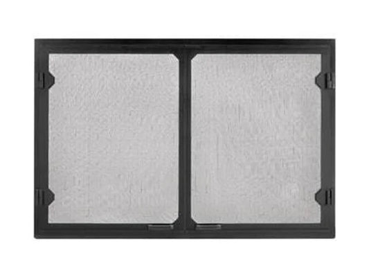 Majestic Grand Vista Cabinet Style Mesh Doors for Sovereign 36" Wood Burning Fireplace