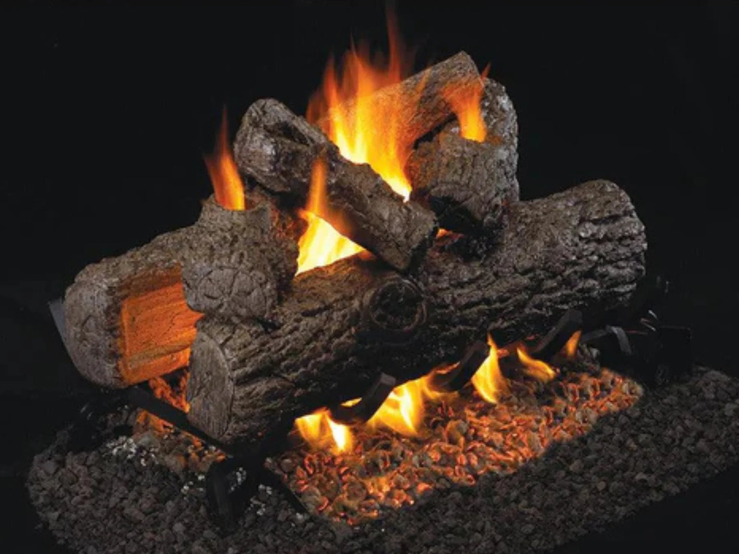 Real Fyre Classic Golden Oak Series 30" See-Thru Vented Gas Logs