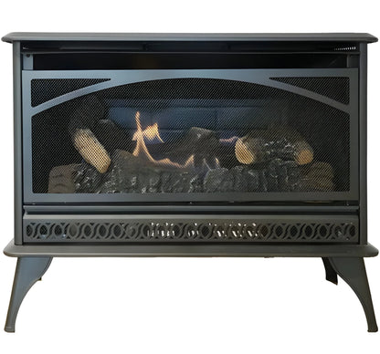 Empire Hearth Rite 32" Vent Free Gas Stove with Manual Control and Log Set
