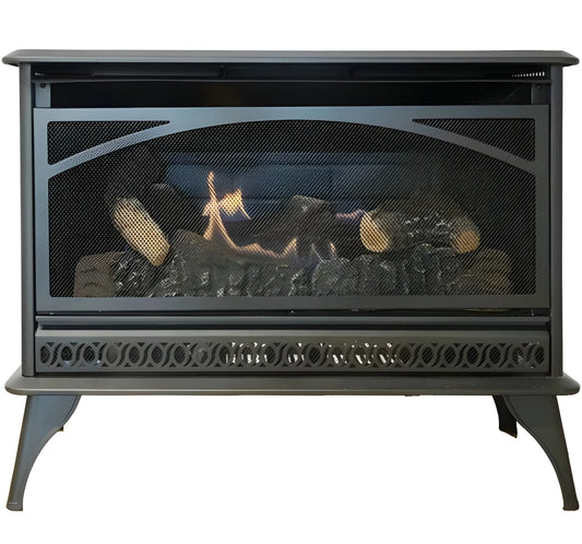 Empire Hearth Rite 32" Vent Free Gas Stove with Manual Control and Log Set