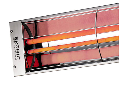 Bromic Heating Cobalt Silver Electric Outdoor Patio Heater