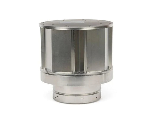 Majestic DVP 12" High Wind Vertical Termination Cap with Storm Collar