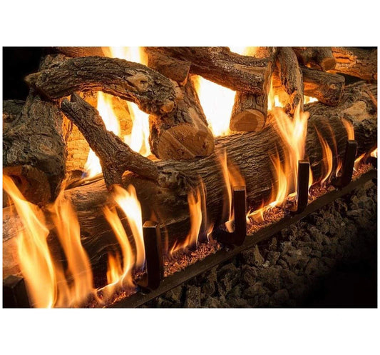 Grand Canyon Jumbo Arizona Weathered Oak Charred Indoor/Outdoor See-Through Vented Gas Log Set (Logs Only)