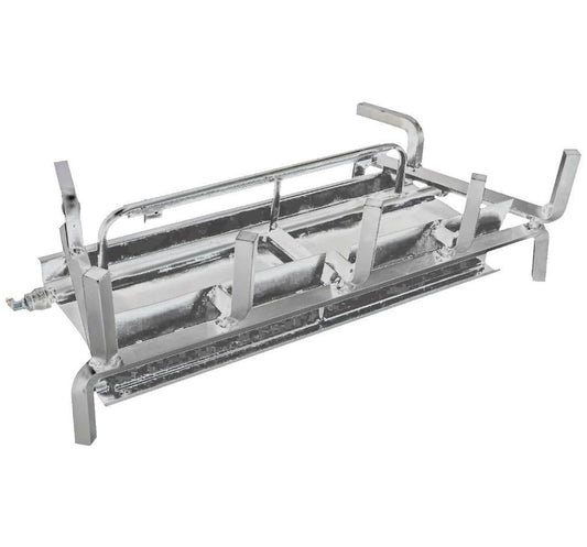 Grand Canyon Jumbo Natural Gas Stainless Steel Front View Burner