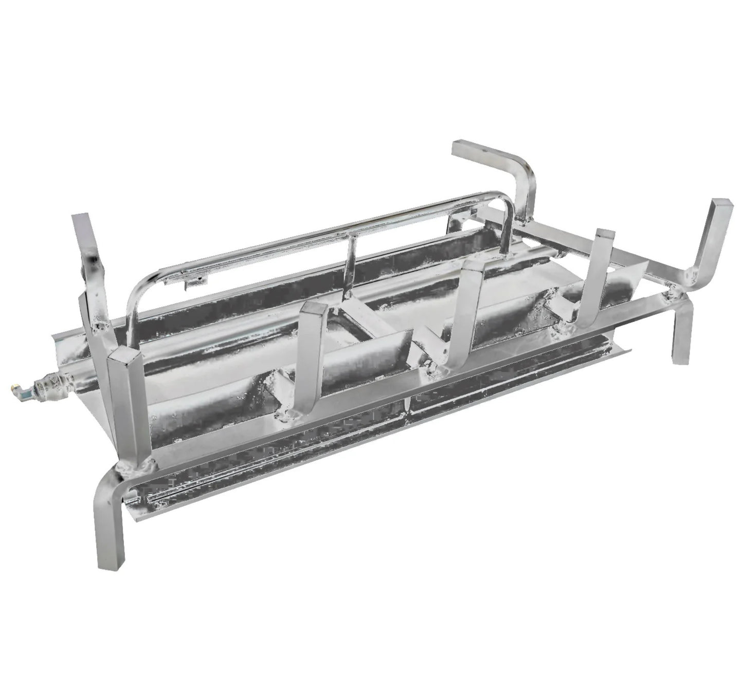 Grand Canyon Jumbo Slimline Natural Gas Stainless Steel Front View Burner
