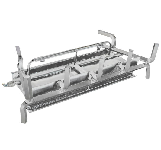 Grand Canyon Jumbo Slimline Natural Gas Stainless Steel Front View Burner
