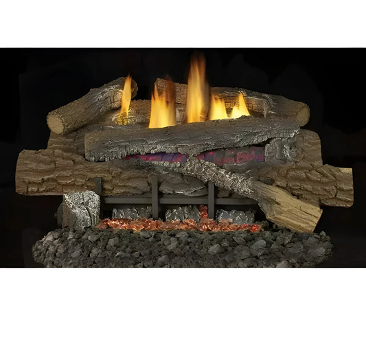 Superior Superior Glow-Ramp Boulder Mountain 24" Concrete Vent-Free Gas Log Set