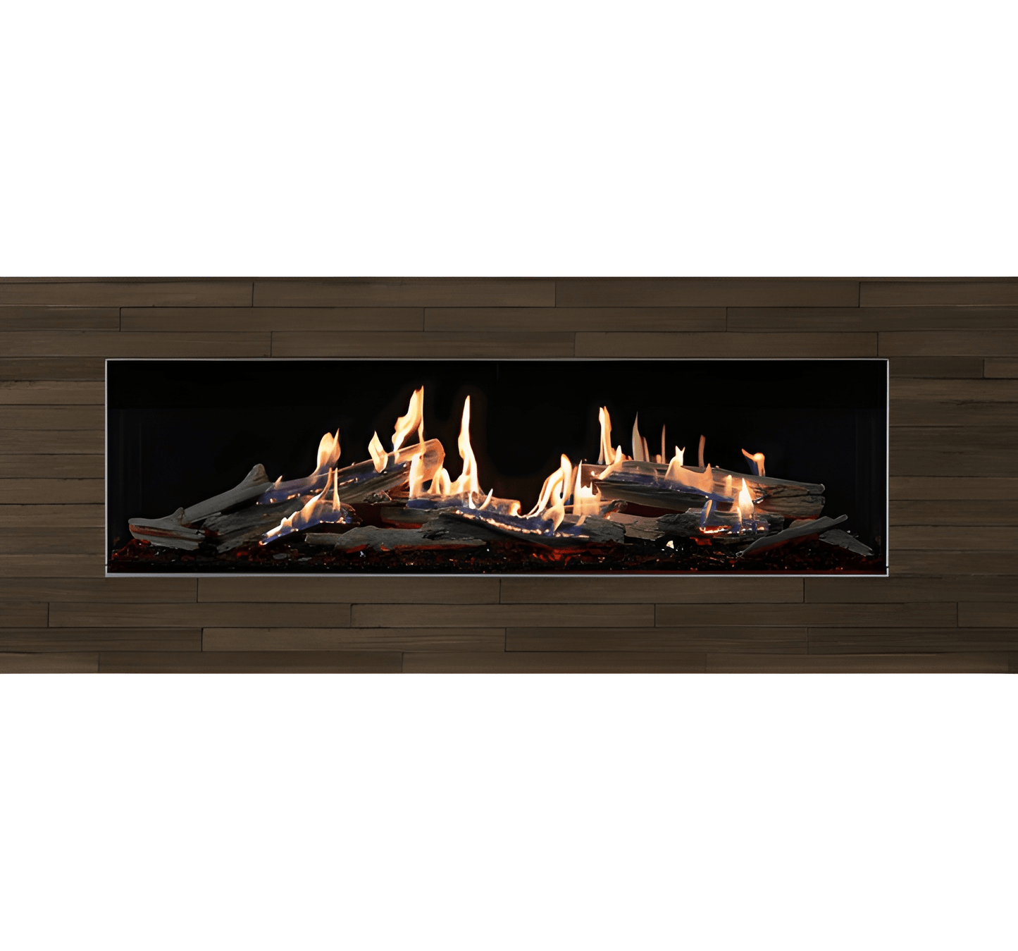 Grand Canyon Bedrock Traditional Built-In Natural Gas or Propane Glass Burner with Electronic Ignition