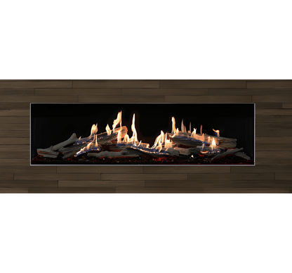 Grand Canyon Bedrock Traditional Built-In Natural Gas or Propane Glass Burner with Electronic Ignition