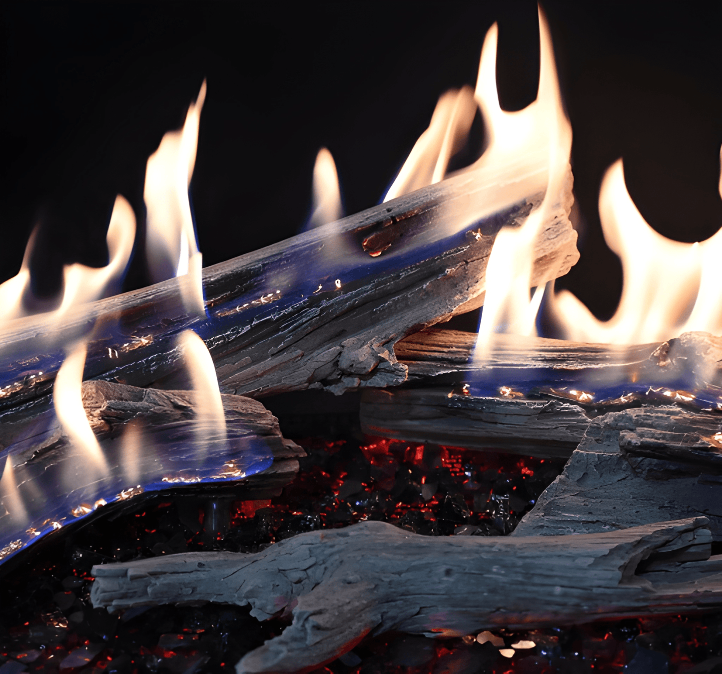 Grand Canyon Bedrock Traditional Built-In Natural Gas or Propane Glass Burner with Electronic Ignition