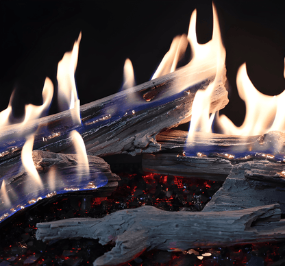 Grand Canyon Bedrock Traditional Built-In Natural Gas or Propane Glass Burner with Electronic Ignition