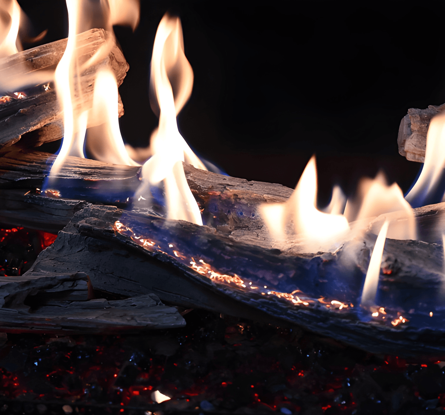 Grand Canyon Bedrock Traditional Built-In Natural Gas or Propane Glass Burner with Electronic Ignition