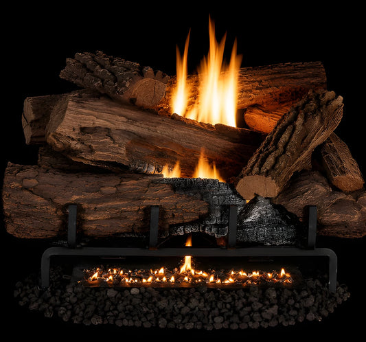 Superior 36" Mossy Concrete Log Set 2/2 for Mega-Flame and Mega-Flame Outdoor