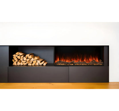 Modern Flames Landscape Pro 120" Multi-Sided Built-in Linear Electric Fireplace