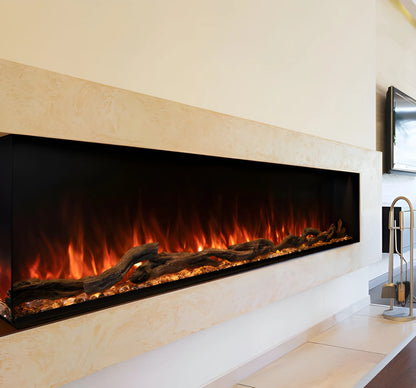 Modern Flames Landscape Pro 120" Multi-Sided Built-in Linear Electric Fireplace
