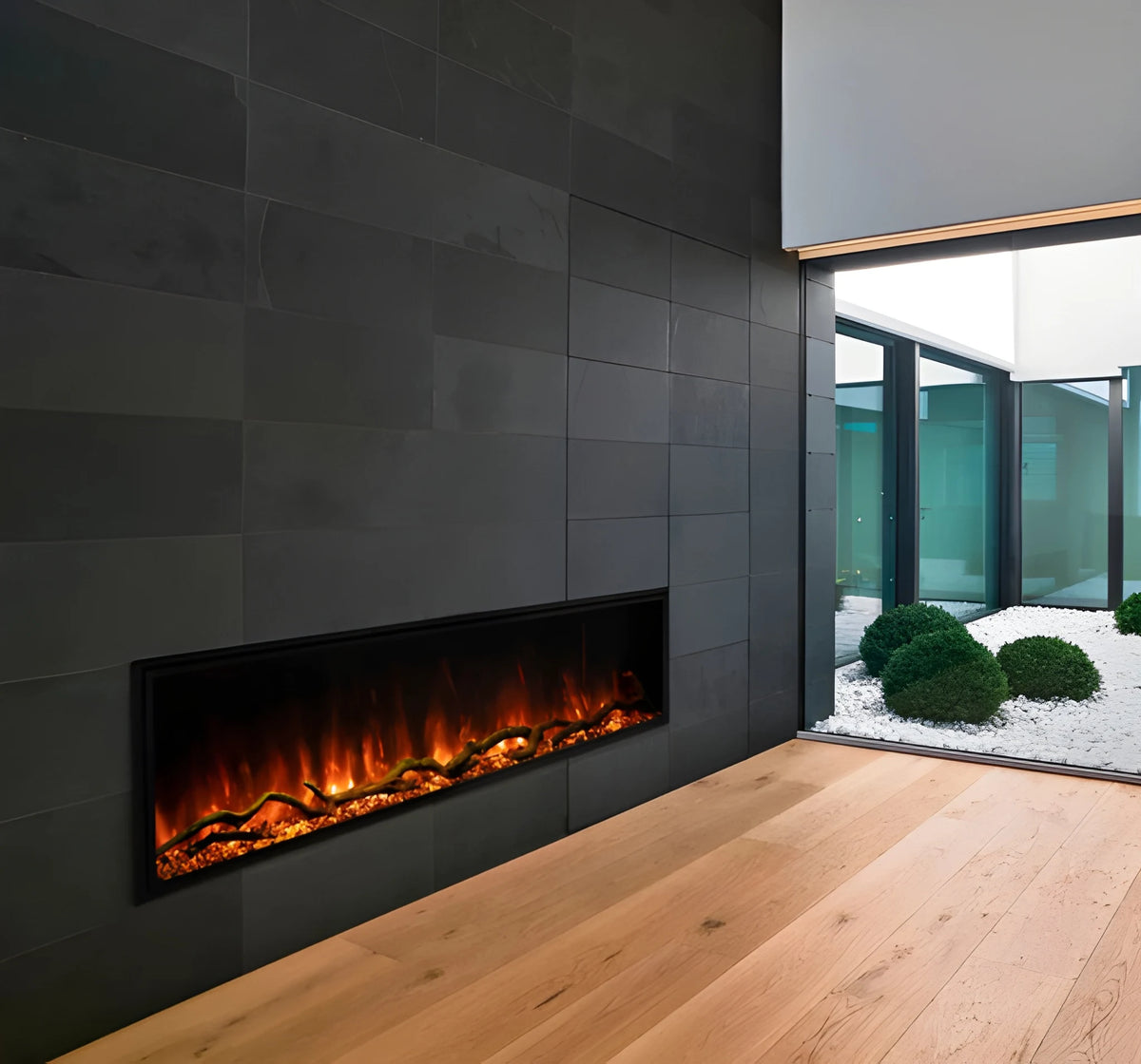 Modern Flames Landscape Pro Slim 68" Built-in Linear Electric Fireplace