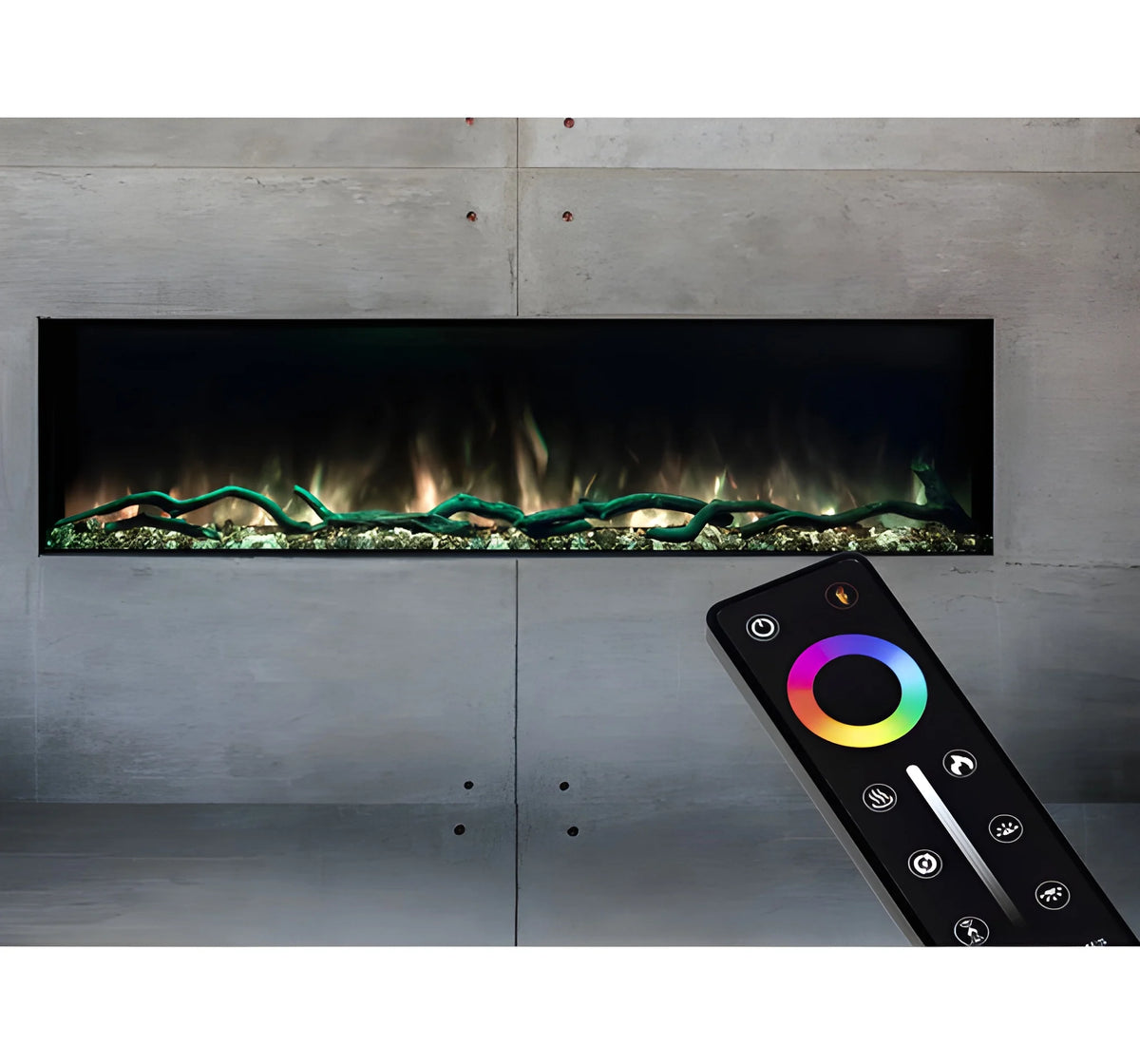 Modern Flames Landscape Pro Slim 68" Built-in Linear Electric Fireplace