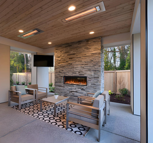 Modern Flames Landscape Pro Slim 56" Built-in Linear Electric Fireplace