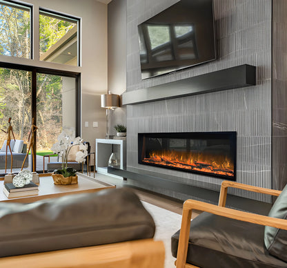 Modern Flames Landscape Pro Slim 56" Built-in Linear Electric Fireplace