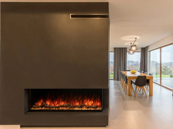 Modern Flames Landscape Pro 96" Multi-Sided Built-in Linear Electric Fireplace