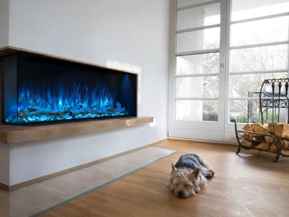 Modern Flames Landscape Pro 96" Multi-Sided Built-in Linear Electric Fireplace