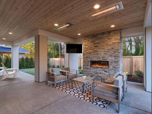 Modern Flames Landscape Pro 96" Multi-Sided Built-in Linear Electric Fireplace