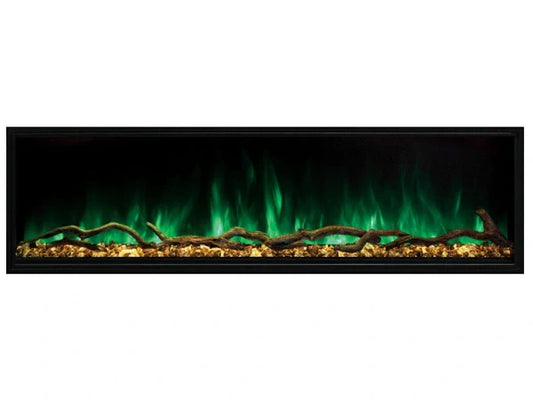 Modern Flames Landscape Pro Slim 56" Built-in Linear Electric Fireplace