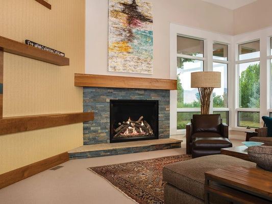 Empire White Mountain Hearth Rushmore Clean Face 36" Direct Vent Gas Fireplace with TruFlame Control System