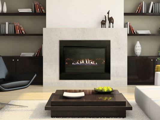 Empire White Mountain Hearth Loft 20" Vent Free Small Propane Gas Fireplace Insert with Millivolt Control and On/Off Switch
