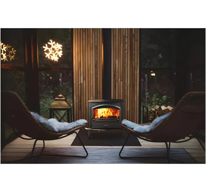 Amantii Lynwood W76 Freestanding Wood Cast Iron Stove