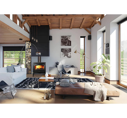 Amantii Lynwood W76 Freestanding Wood Cast Iron Stove