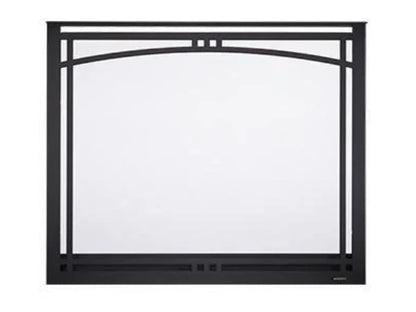 Majestic Manor 39" New Bronze Arched Overlap Fit Front with ClearVue Mesh for Meridian Series 36" Gas Fireplaces