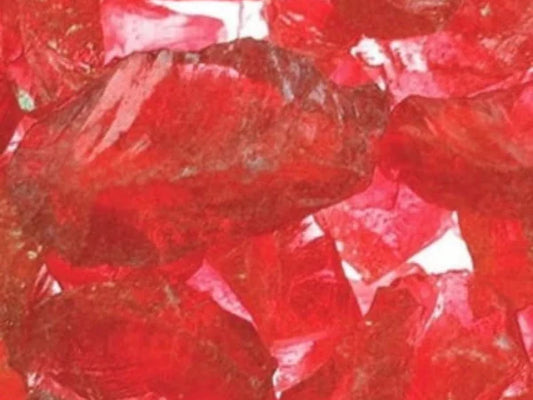 Majestic Scarlet Crushed Glass Media for Pier and See-Through Multi-Sided Gas Fireplaces
