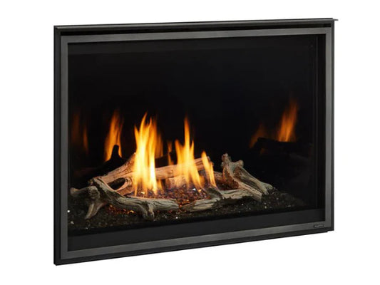 Majestic Meridian Modern 42" Traditional/Contemporary Top Direct Vent Natural Gas Fireplace with IntelliFire Touch ignition System
