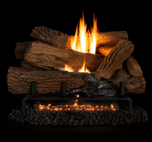 Superior Mega-Flame 30" Ember Bed Vent-Free Natural Gas Burner With Millivolt Control