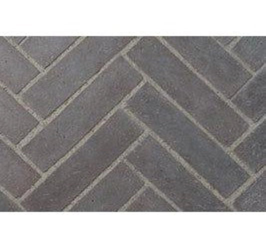 Superior Mosaic Masonry Brick Slate Grey Split Herringbone Media for VRE6036, VRT6036, WRE6036 and WRT6036 Gas Firebox