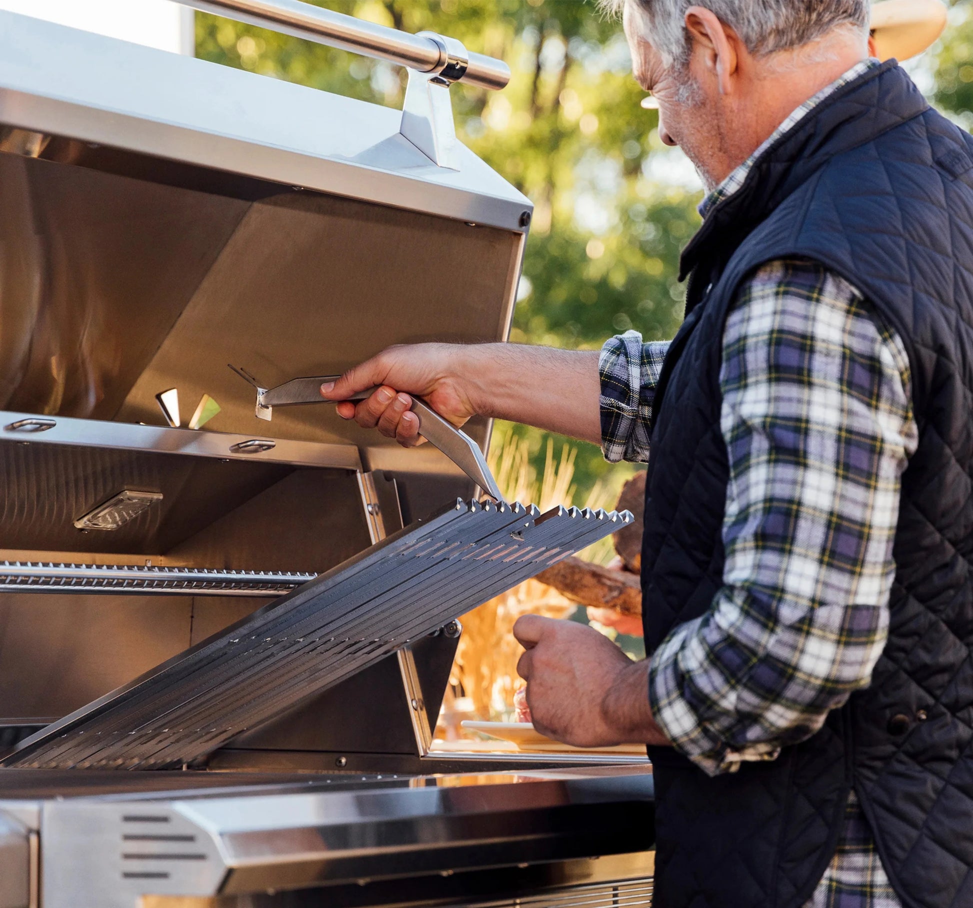 American Made Grills Muscle 54 Inch Built-In Hybrid Gas Grill
