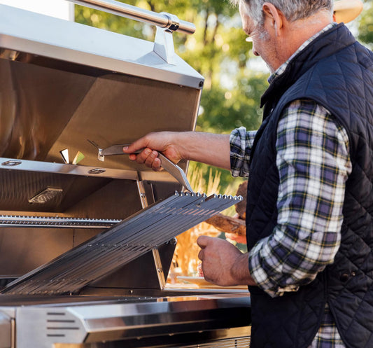 American Made Grills Muscle Freestanding Hybrid Grill Outdoor Kitchen
