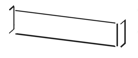 Modern Flames 5 Piece Trim Kit for 80" Landscape Pro Multi-Sided Fireplace
