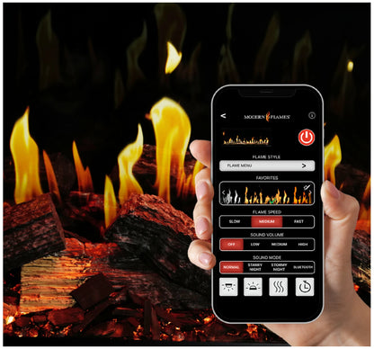 Modern Flames Orion V2 Traditional 26" Heliovision Virtual Smart Built-In Electric Fireplace Insert