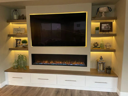 Modern Flames Orion Slim 60" Heliovision Built-in/Wall Mounted Virtual Linear Electric Fireplace