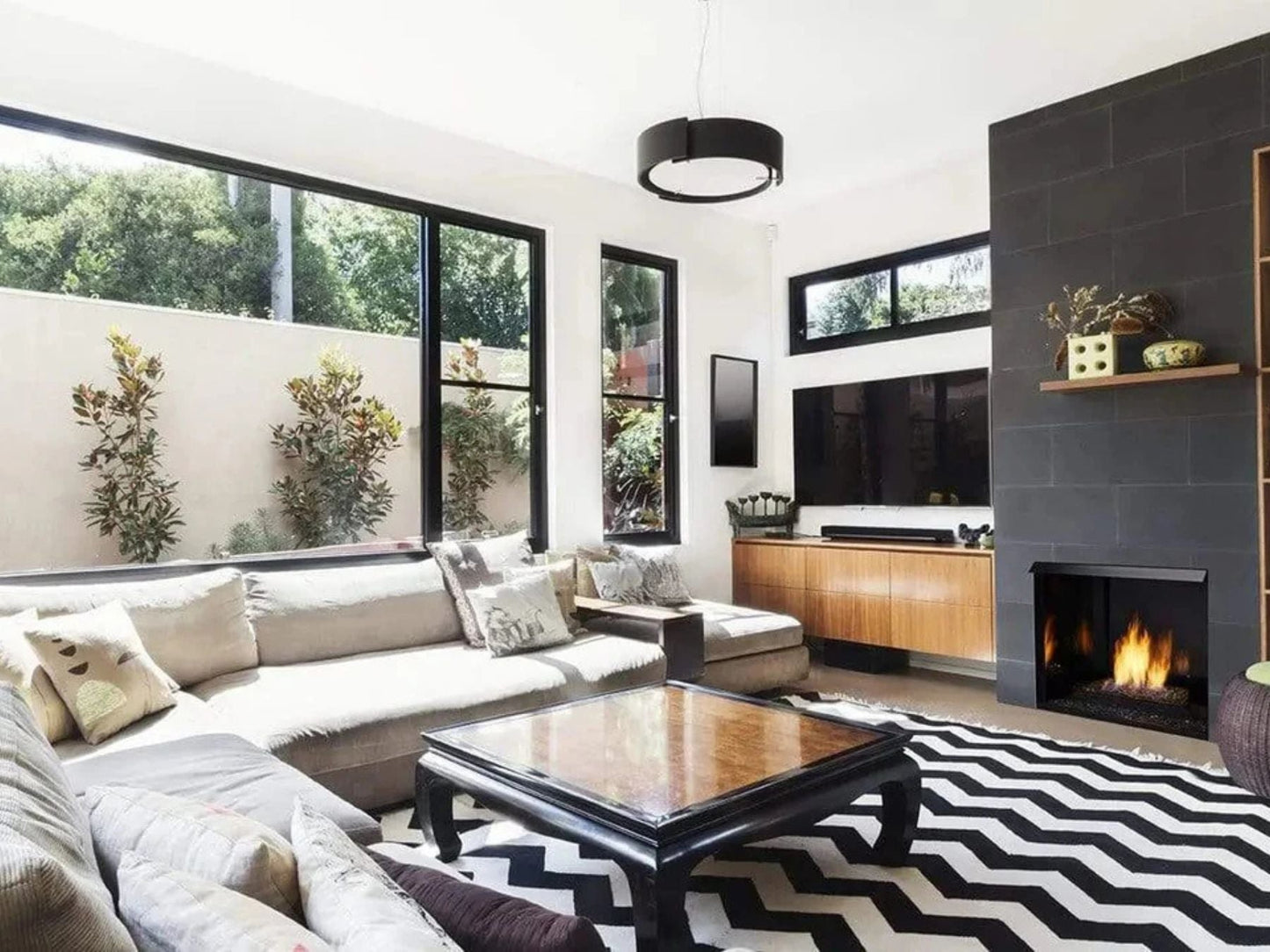 Lyric 18" Contemporary Vent Free Natural Gas Burner