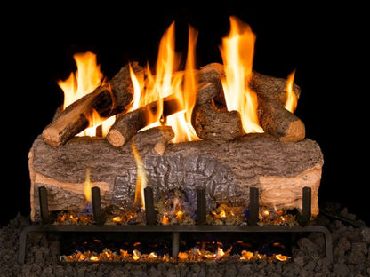 Real Fyre 18 to 39 Inch Mountain Crest Oak Vented Gas Logs for G31 Burners