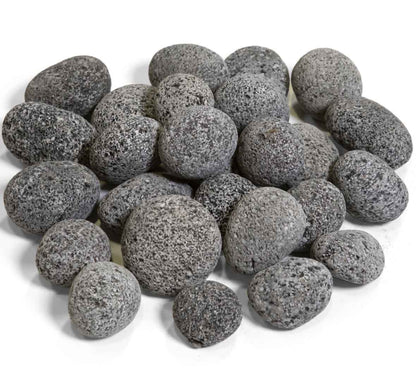 Grand Canyon 2 Inch 3 Inch Lava Pebbles - 50 Lb Bag Twig Set Fire Media