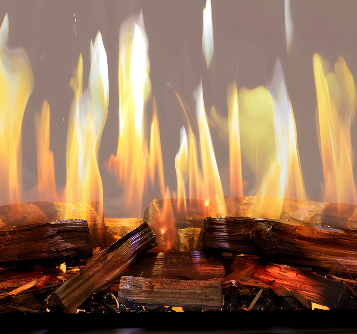 Modern Flames Nova Clear 48-Inch See-Through Electric Fireplace
