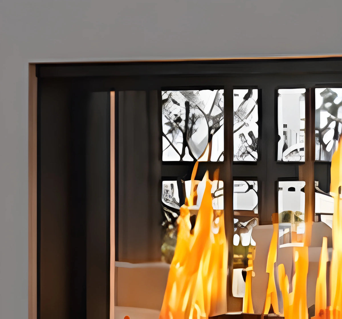 Modern Flames Nova Clear 48-Inch See-Through Electric Fireplace